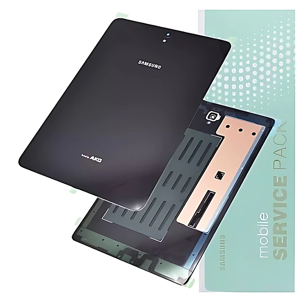 Genuine Samsung Tab S4 10.5" , T830 T835 - Replacement Battery Cover , Rear Panel With Camera Lens - Black - Service Pack - GH82 - 16930A