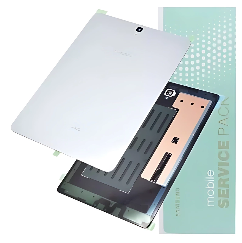 Genuine Samsung Tab S4 10.5" , T830 T835 - Replacement Battery Cover , Rear Panel With Camera Lens - White - Service Pack - GH82 - 16930B