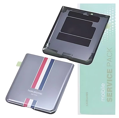 Genuine Samsung Z Flip , F700 - Replacement Battery Cover , Rear Panel With Adhesive - Thom Browne Edition - Service Pack - GH82 - 22204C