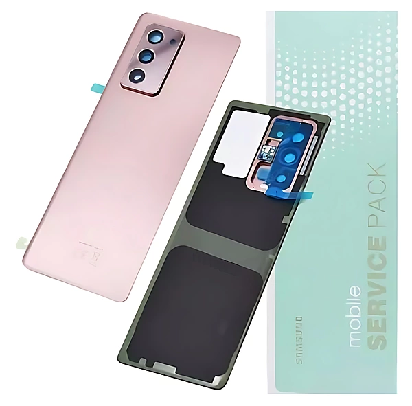 Genuine Samsung Z Fold 2 , F916 - Replacement Battery Cover , Rear Panel With Camera Lens - Mystic Bronze - Service Pack - GH82 - 23688B