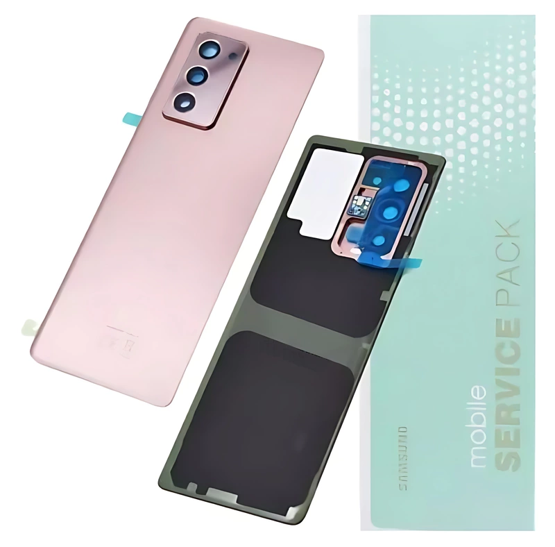 Genuine Samsung Z Fold 2 , F916 - Replacement Battery Cover , Rear Panel With Camera Lens - Mystic Bronze - Service Pack - GH82 - 23688B