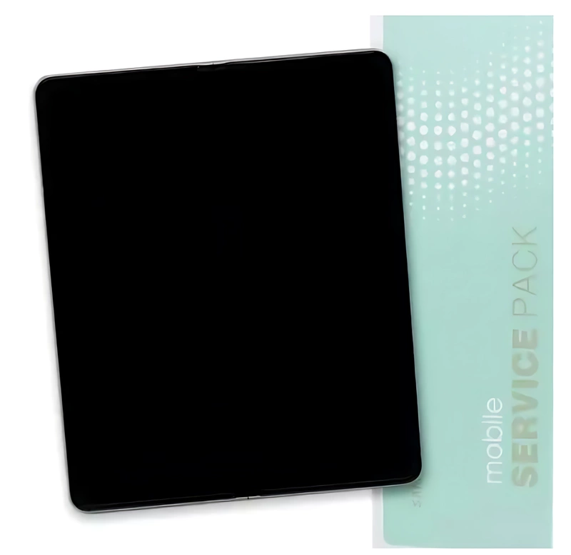 For Samsung Z Fold 3 5G , F926 - Replacement AMOLED Touch Screen Assembly With Chassis - Phantom Green - Service Pack - GH82 - 26283B