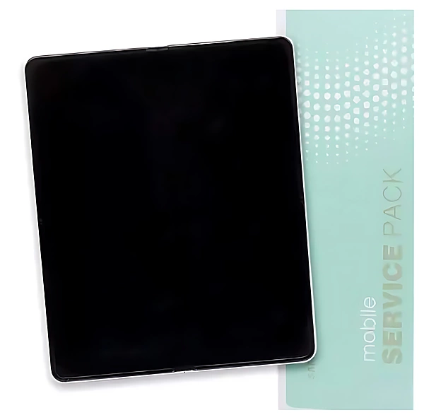 For Samsung Z Fold 3 5G , F926 - Replacement AMOLED Touch Screen Assembly With Chassis - Phantom Silver - Service Pack - GH82 - 26284C