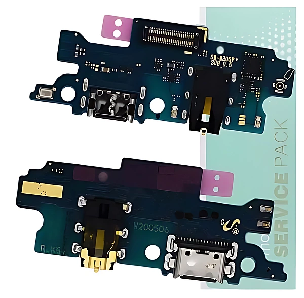 For Samsung M20 , M205 - Replacement Charging Port Board With Audio Port - Service Pack - GH96 - 12540A