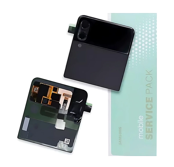Genuine Samsung Z Flip 3 5G , F711 - Replacement Outer LCD Screen Panel - Black - Service Pack - GH97 - 26773A