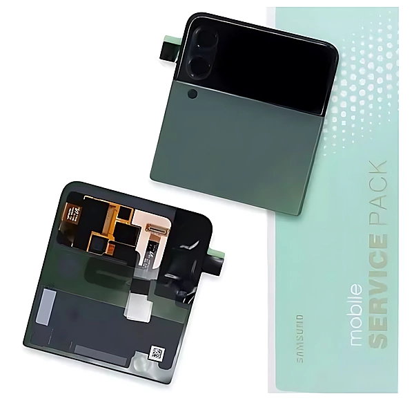 Genuine Samsung Z Flip 3 5G , F711 - Replacement Outer LCD Screen Panel - Green - Service Pack - GH97 - 26773C