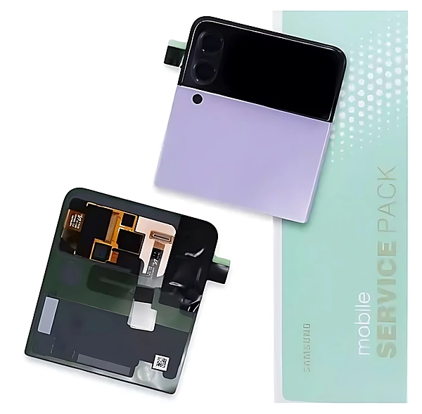 Genuine Samsung Z Flip 3 5G , F711 - Replacement Outer LCD Screen Panel - Lavender - Service Pack - GH97 - 26773D
