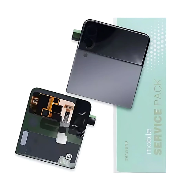 Genuine Samsung Z Flip 3 5G , F711 - Replacement Outer LCD Screen Panel - Grey - Service Pack - GH97 - 26773G