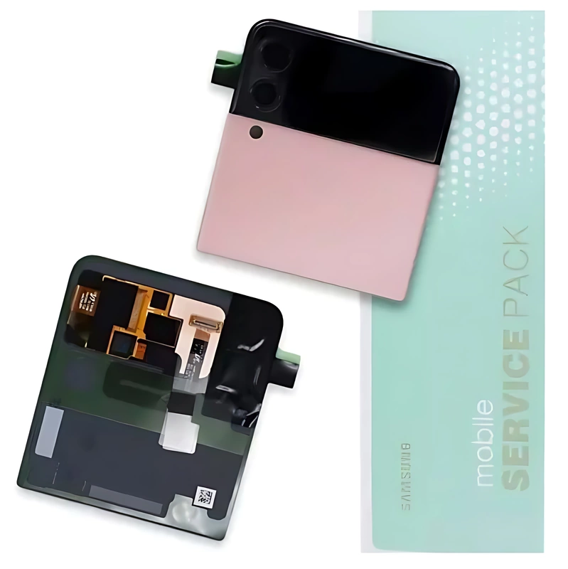 Genuine Samsung Z Flip 3 5G , F711 - Replacement Outer LCD Screen Panel - Pink - Service Pack - GH97 - 26773J