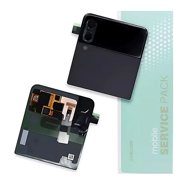 Genuine Samsung Z Flip 3 5G , F711 - Replacement Outer LCD Screen Panel - Bespoke Black - Service Pack - GH97 - 27031A