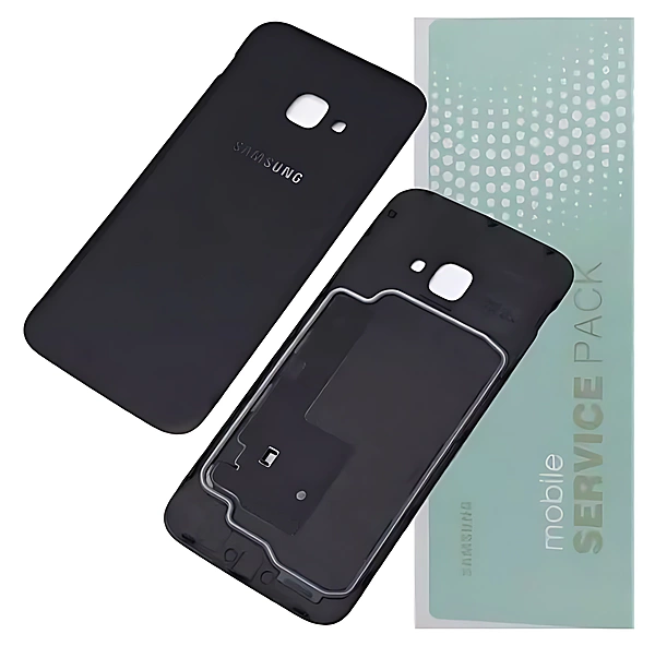 Genuine Samsung Xcover 4s , G398 - Replacement Battery Cover , Rear Panel - Black - Service Pack - GH98 - 44220A