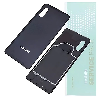 Genuine Samsung Xcover Pro , G715 - Replacement Battery Cover , Rear Panel - Black - Service Pack - GH98 - 45174A