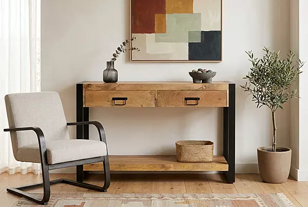 Ember Console Table 120 Almond