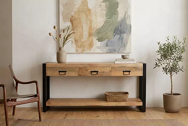 Ember Console Table 150 Almond