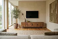 Cane TV Unit 200 Walnut