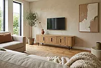 Cane TV Unit 200 Almond