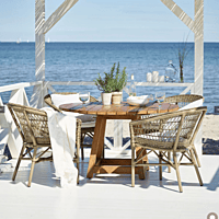 George Teak Round Table D120cm