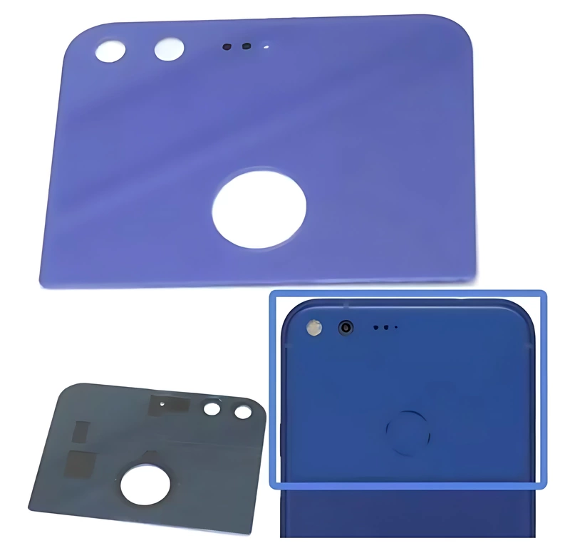 Google Pixel Replacement Rear Glass Panel With Adhesive - Really Blue