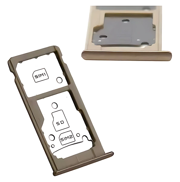 Huawei Y7 Prime - Replacement SIM & SD Card Tray - Gold