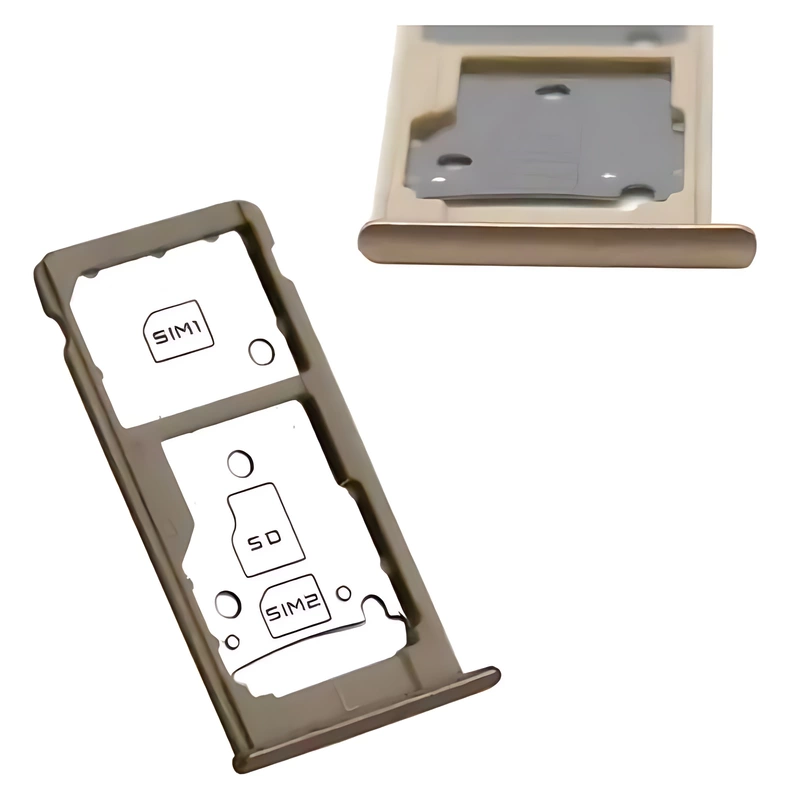 Huawei Y7 Prime - Replacement SIM & SD Card Tray - Gold