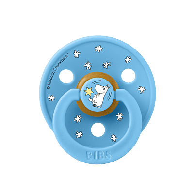 BIBS x Moomin Pacifier Colour 2 PACK Good Night Latex Size 1 Breeze Mix