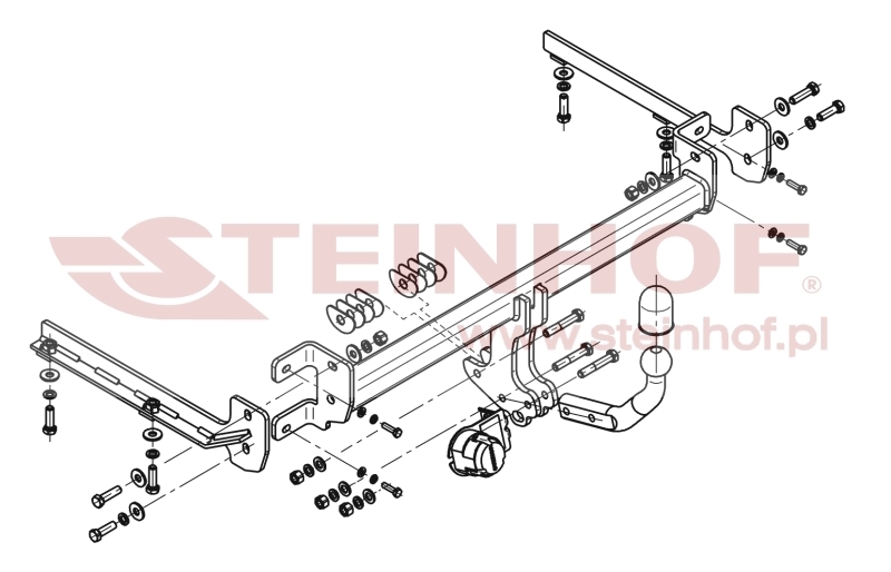 Honda Accord 4D Tow Bar (2008-2015) H-038