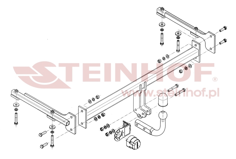 Honda Civic 4D
(excl. Hibrid) Tow Bar (2006-2011) H-040