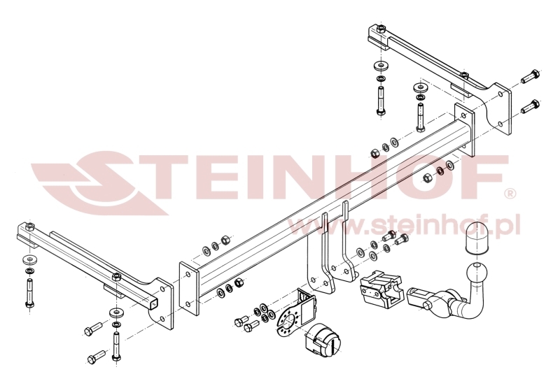 Honda Civic 4D
(excl. Hibrid) Tow Bar (2006-2011) H-041