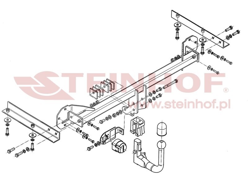 Honda Civic 5D Tow Bar (2012-2014) H-043