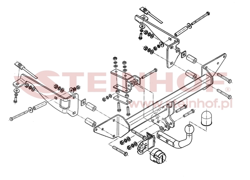Honda Accord Tourer (Estate) Tow Bar (2003-2008) H-046