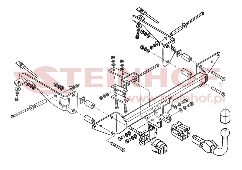 Honda Accord Tourer (Estate) Tow Bar (2003-2008) H-047
