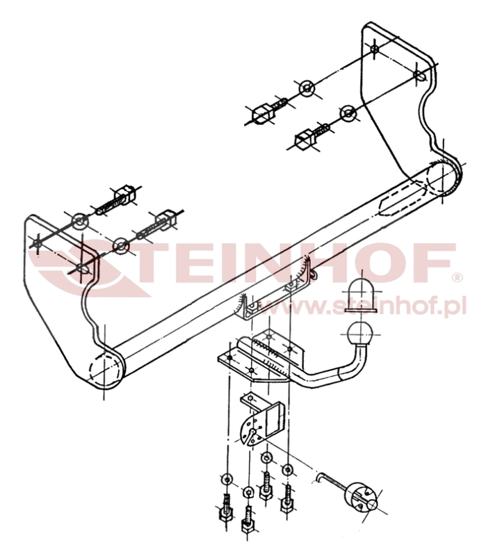 Hyundai Atos 3/5D Tow Bar (1998-2008) H-205