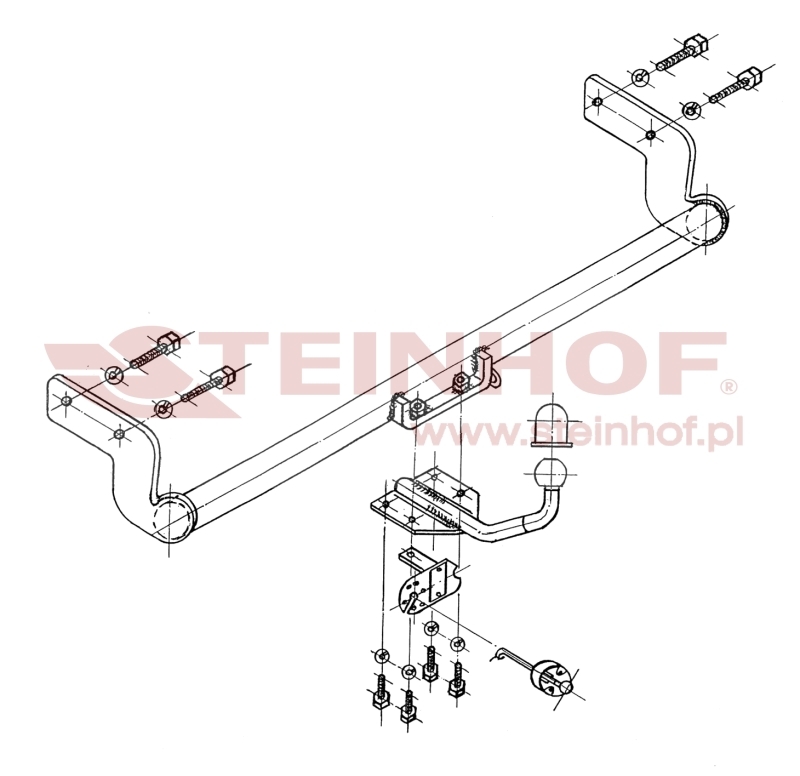 Hyundai Accent 3/5D Tow Bar (1999-2005) H-207