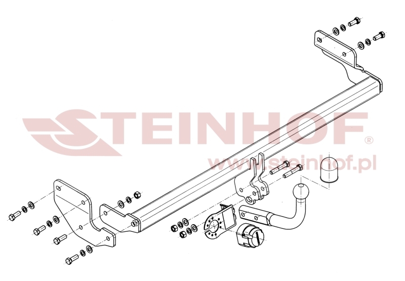 Hyundai Accent 3/5D Tow Bar (2006-2010) H-208