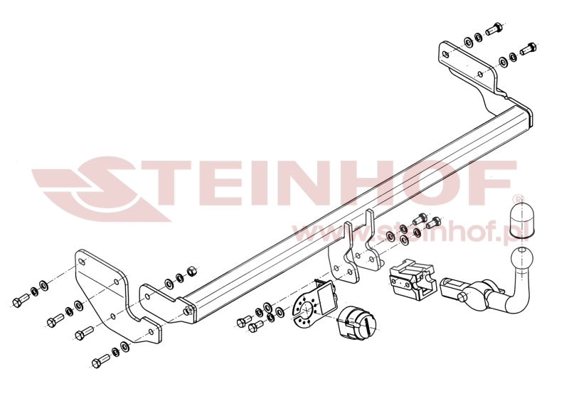 Hyundai Accent 4D Tow Bar (2006-2010) H-210