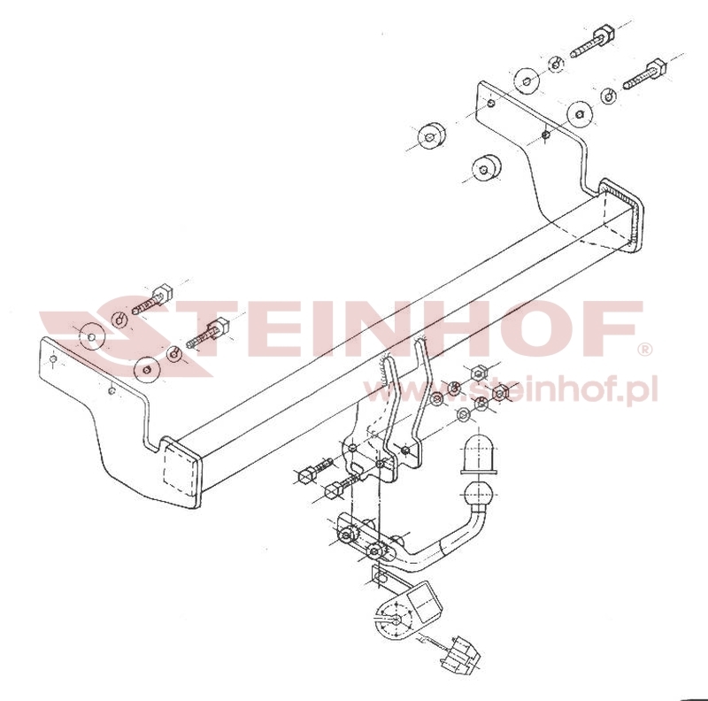 Hyundai Getz Tow Bar (2002-2005) H-236