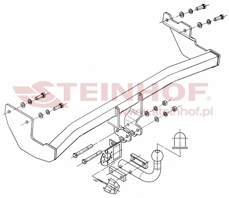 Hyundai Getz 3/5D Tow Bar (20052009) H-238