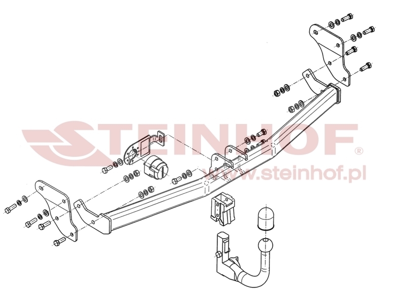 Hyundai i20 5D (PB) Tow Bar (2008-2014) H-254