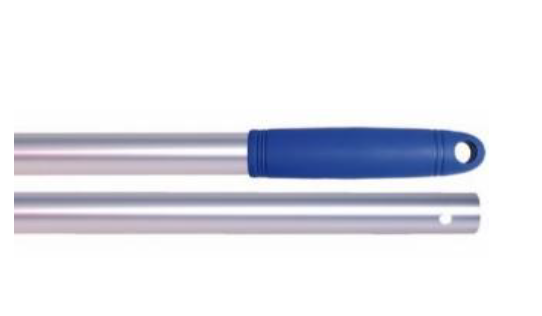 Aluminiumstiel mit Softgrip | 140 cm | Blau | 1 Stück