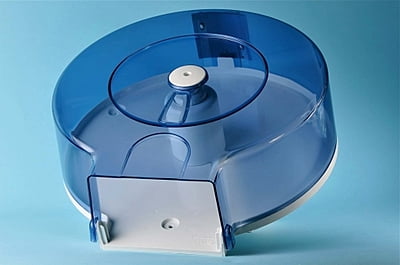 Toilettenpapierspender Jumbo-Rollenhalter | weiss/transparent