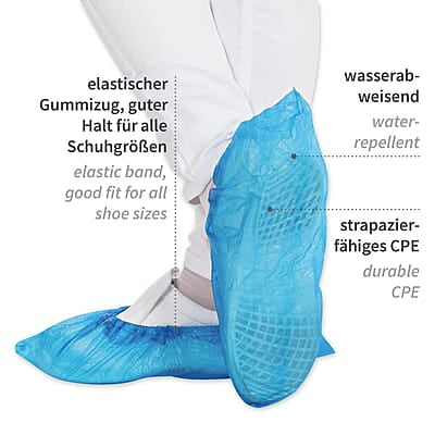 Hygostar® Überschuhe | CPE | Beutel à 100 Stück