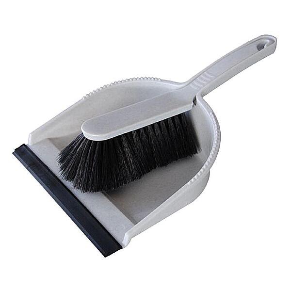 Kehrgarnitur "Profi" granit mit Gummilippe Kehrgarnitur "Profi" granit mit Gummilippe