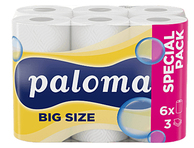 Küchenrollen Paloma Big Size | 3-lagig | 50 Blatt