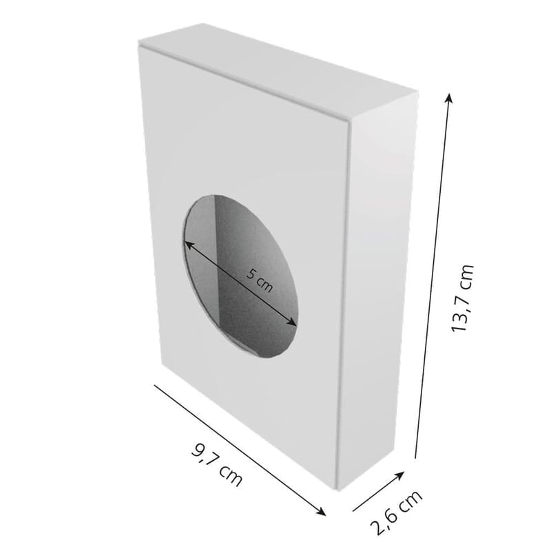 Hygienebeutelspender | Kunststoff | weiss | 97 × 137 mm Hygienebeutelspender | Kunststoff | weiss | 97 × 137 mm