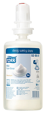 Tork Premium mild Schaumseife | S4-System | 6 Flaschen
