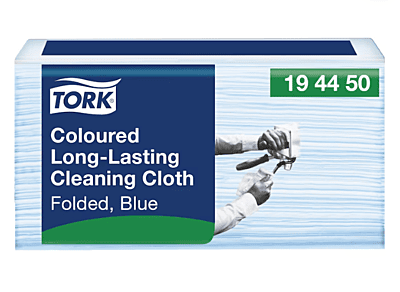 Tork Premium langlebige Reinigungstücher | W8 System | 1-lagig | Blau | 40 Tücher