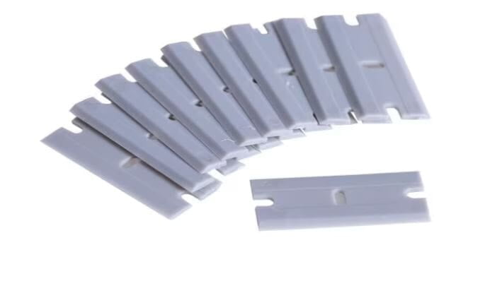 Kunststoff Ersatzklingen | 100 Stück Kunststoff Ersatzklingen | 100 Stück