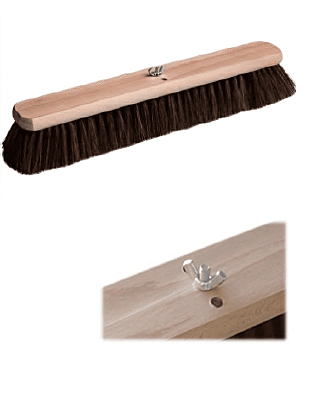 Bodenwischer "Industry" | Rosshaar, Flügelschraube | 1 Stück Bodenwischer "Industry" | Rosshaar, Flügelschraube | 1 Stück