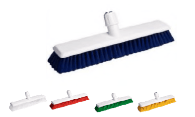 Hygiene Besen - weich | 40 cm | Farbcodiert | Gewinde DIN | 1 Stück Hygiene Besen - weich | 40 cm | Farbcodiert | Gewinde DIN | 1 Stück