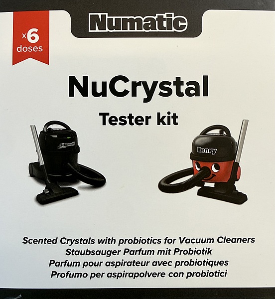 NuCrystal Staubsauger Deo Set | Tester Kit | 6 Stück